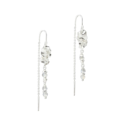 FOLIO BLUE EARTHREAD |  SILVER