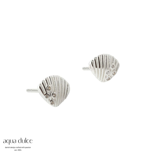 SHELLY MEDIUM EARSTUD | SILVER