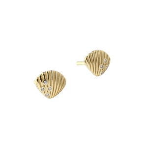 SHELLY MEDIUM EARSTUD | GOLDEN