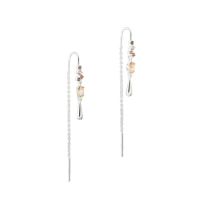 BLUSH TENNIS EARTHREAD | SILVER