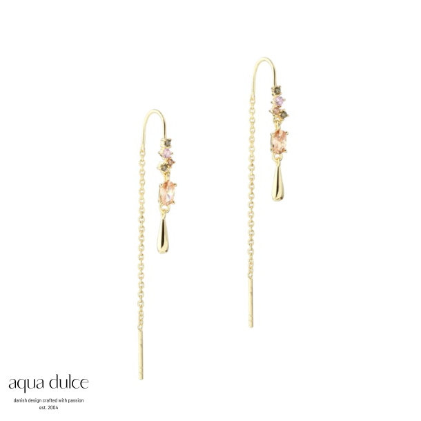 BLUSH TENNIS EARTHREAD | GOLDEN