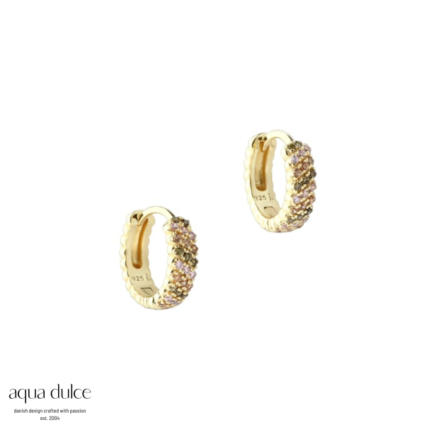 BLUSH HOOP 11 MM | GOLDEN