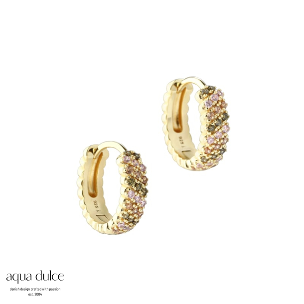 BLUSH HOOP 16 MM | GOLDEN