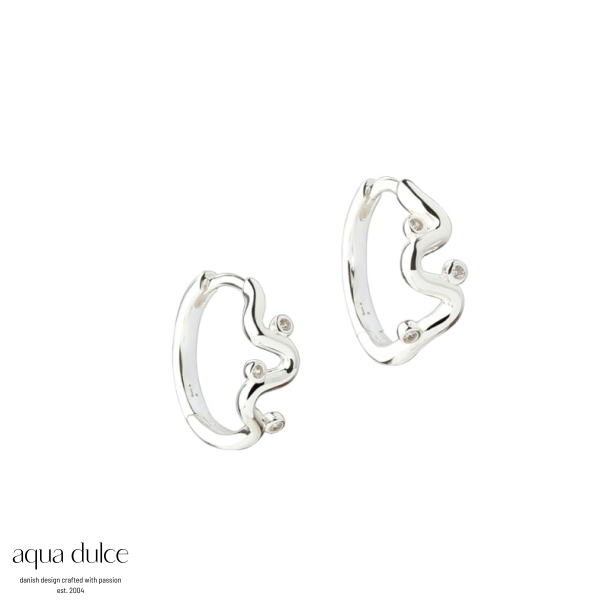 WAVY HOOP  |  SILVER