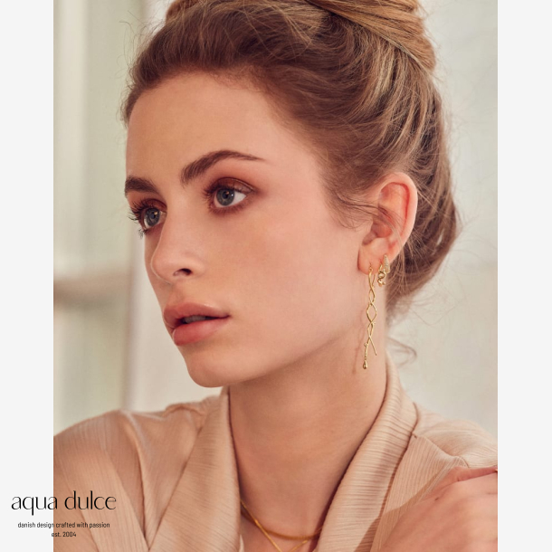 *WAVY EARTHREAD  |  SILVER