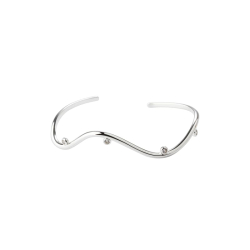 *WAVY BANGLE | SILVER