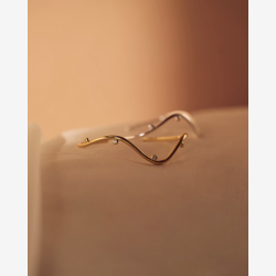 *WAVY BANGLE | SILVER