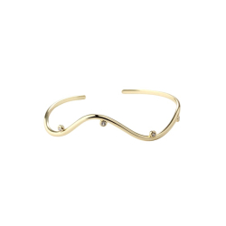 WAVY BANGLE  |  GOLDEN