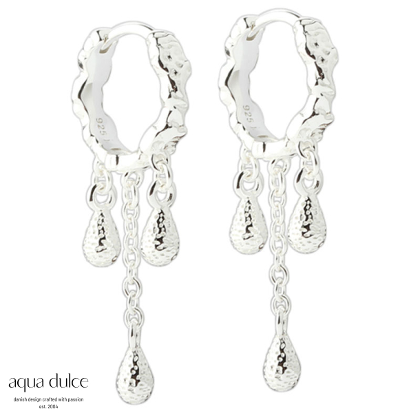 CAPPA DROP HOOP | SILVER