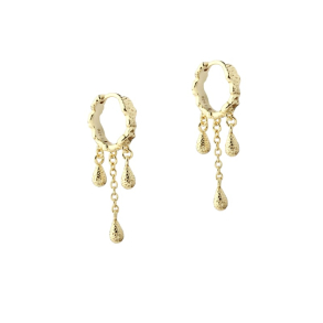 CAPPA DROP HOOP  |  GOLDEN