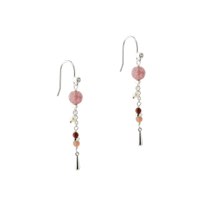 PEACHY EARHOOK  |  SILVER