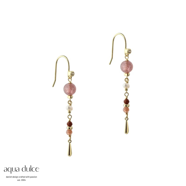 *PEACHY EARHOOK  |  GOLDEN