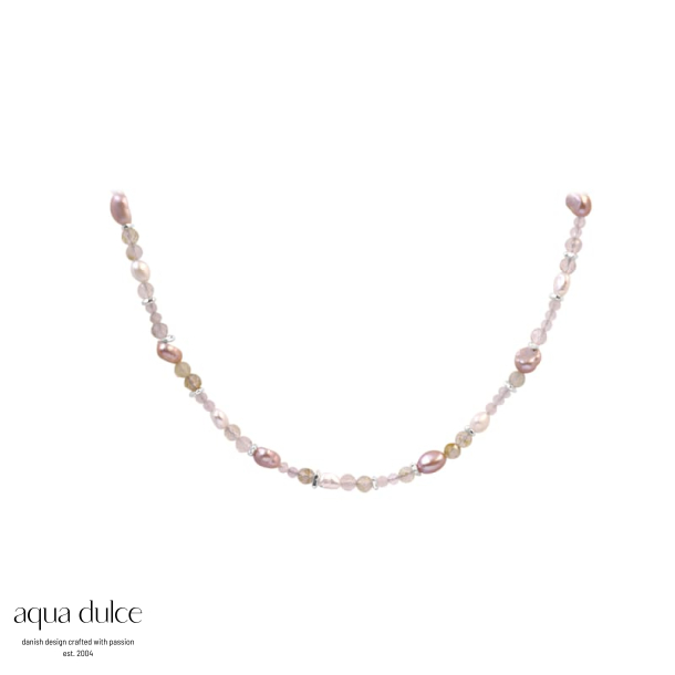 FRESA ROSE NECKLACE  |  SILVER