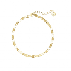 *OVAL BRACELET  |  GOLDEN