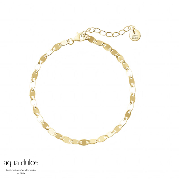*OVAL BRACELET  |  GOLDEN