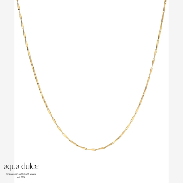 TWISTY NECKLACE  | GOLDEN