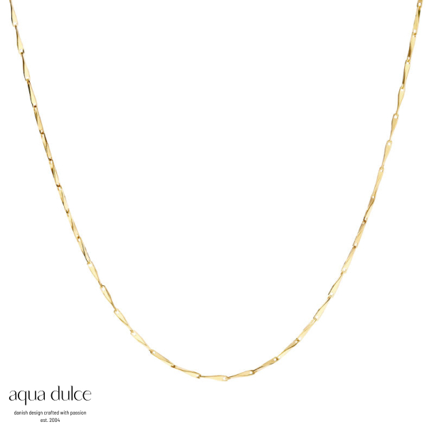 TWISTY NECKLACE | GOLDEN