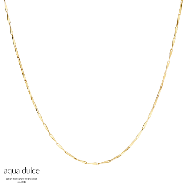 TWISTY NECKLACE | GOLDEN