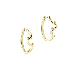 WAVY HOOP BIG | GOLDEN