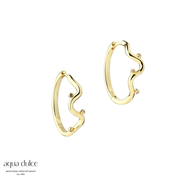 WAVY HOOP BIG | GOLDEN