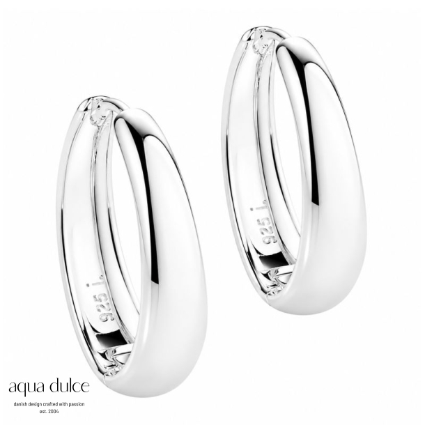 EMMA HOOP 25 MM. | SILVER