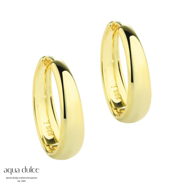 EMMA 25MM HOOP | GOLDEN