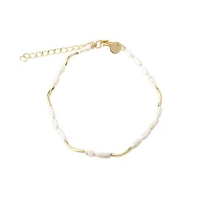 ALURA WHITE BRACELET |  GOLDEN