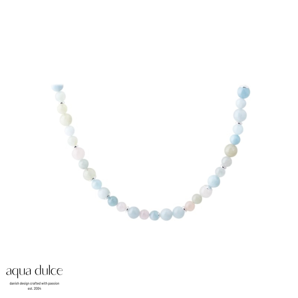 MORGANITE DREAM NECKLACE |  SILVER