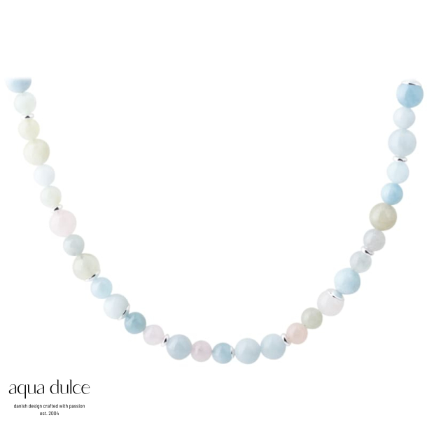 *MORGANITE DREAM NECKLACE |  SILVER