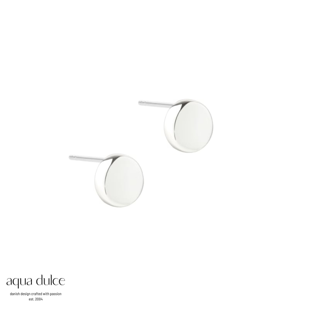 BIG GLOBE EARRINGS |  SILVER