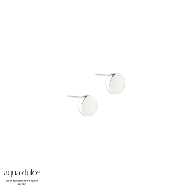 BIG GLOBE EARRINGS |  SILVER