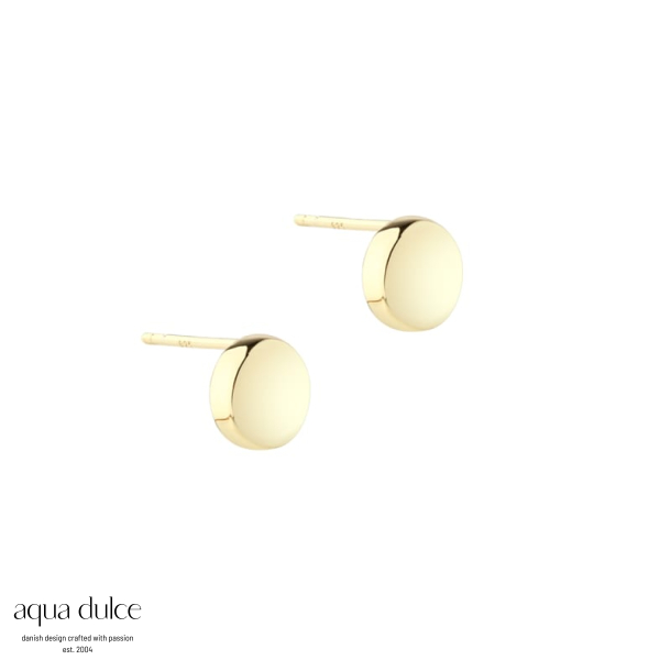 BIG GLOBE EARRINGS |  GOLDEN