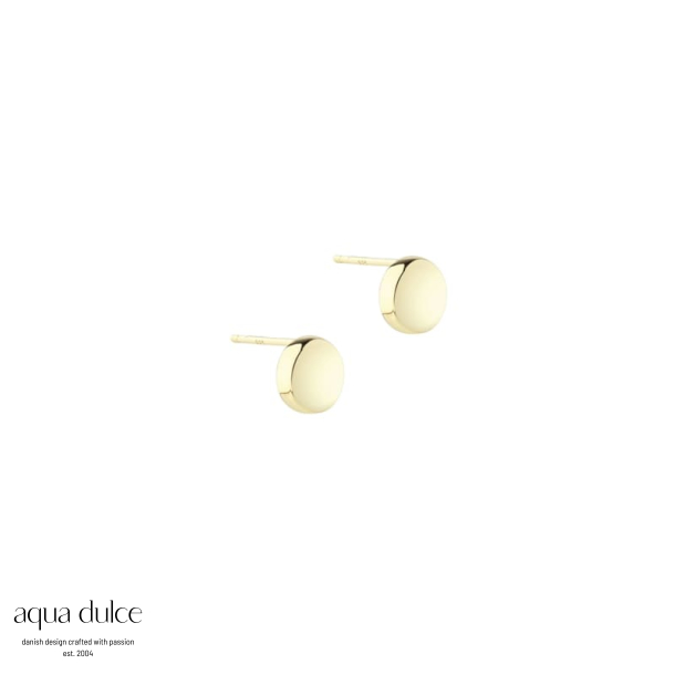 BIG GLOBE EARRINGS |  GOLDEN