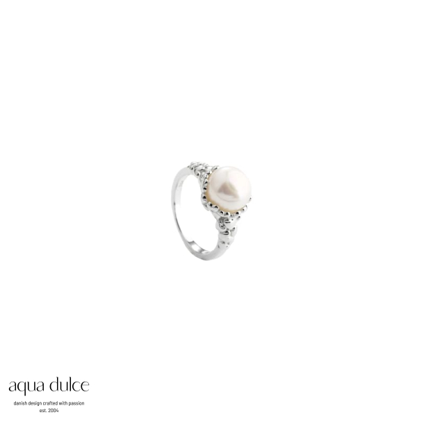 KARLA PEARL RING - 58 | SILVER