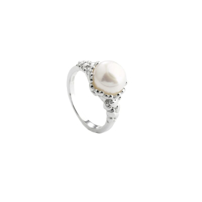 KARLA PEARL RING - 60 | SILVER