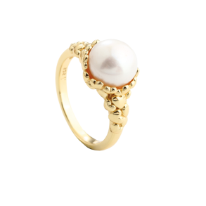 KARLA PEARL RING - 52 | GOLDEN