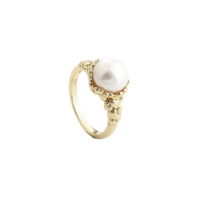 KARLA PEARL RING - 58 | GOLDEN
