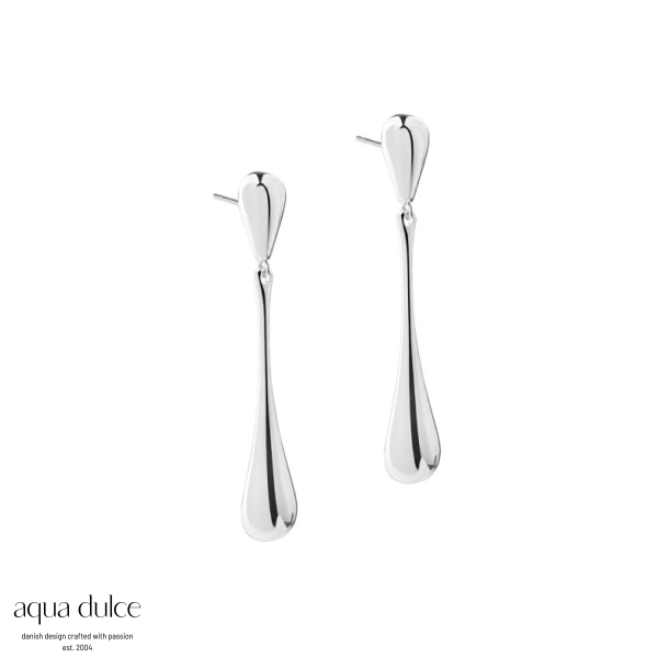 SHINY NEW DROP EARRING | SILVER