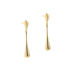 SHINY NEW BIG DROP EARRING | GOLDEN