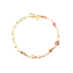 SUNELLA LINK BRACELET | GOLDEN