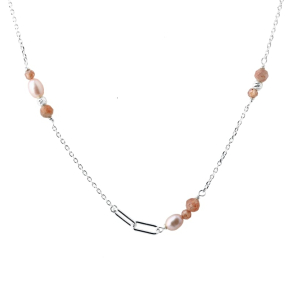 SUNELLA LINK NECKLACE  | SILVER