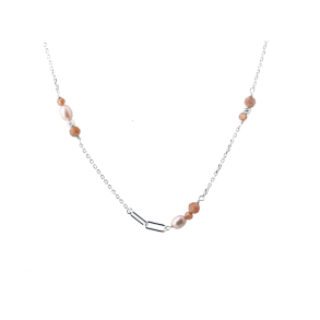 SUNELLA LINK NECKLACE  | SILVER