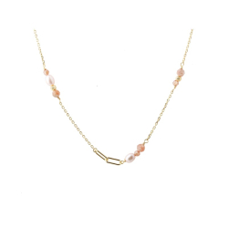 SUNELLA LINK NECKLACE  | GOLDEN
