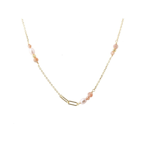 SUNELLA LINK NECKLACE  | GOLDEN