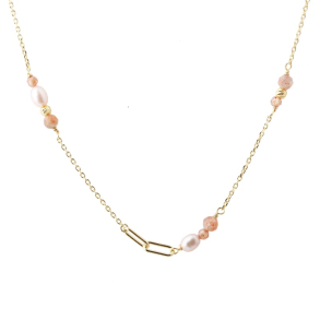 SUNELLA LINK NECKLACE  | GOLDEN