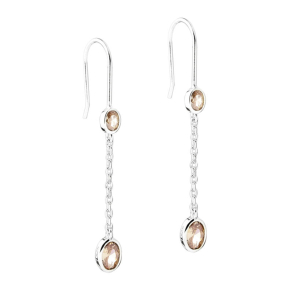 CHAMPELLA OVAL EARTHREAD  | SILVER