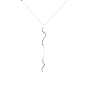 CURVA CHAMPAGNE NECKLACE | SILVER