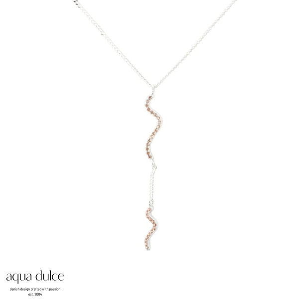 CURVA CHAMPAGNE NECKLACE | SILVER