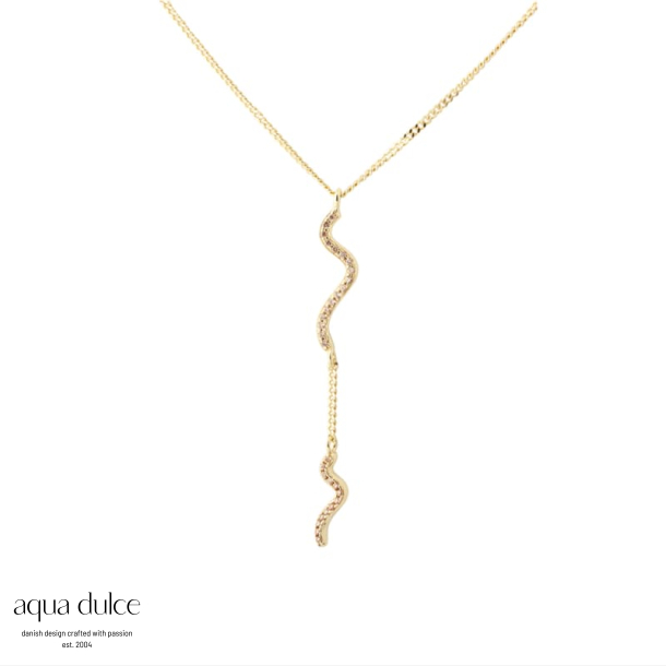CURVA CHAMPAGNE NECKLACE | GOLDEN