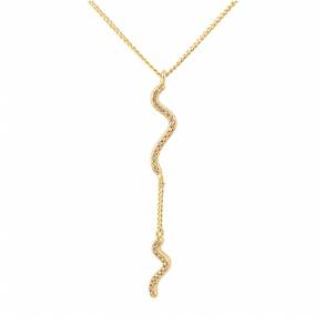 *CURVA CHAMPAGNE NECKLACE | GOLDEN